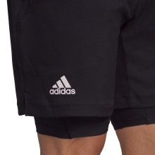 adidas Tennis Pants US Series Aero.Ready 2in1 (Short+Tight) 7inch black Men